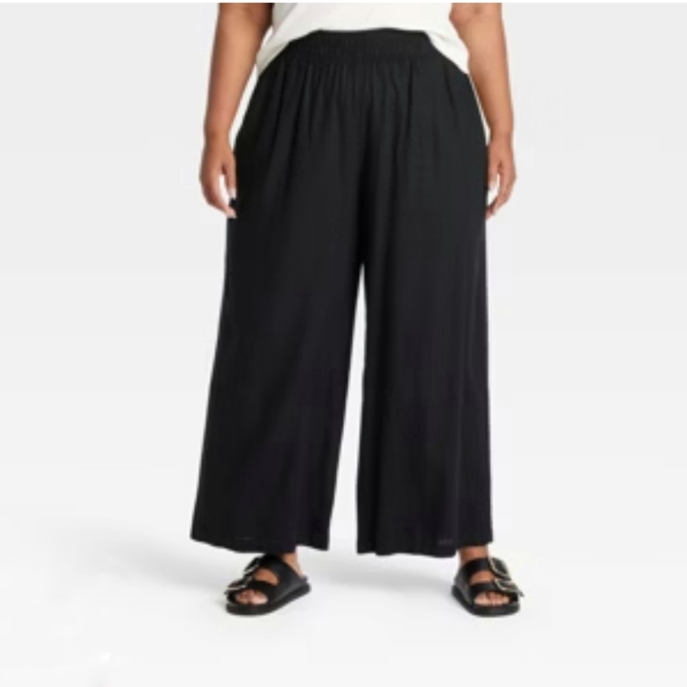 Ava & Viv Black Wide Leg Pants